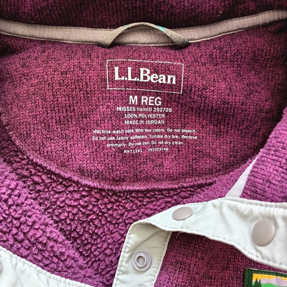L.L. Bean Women's Plumb Sweater - Picture 2 of 3